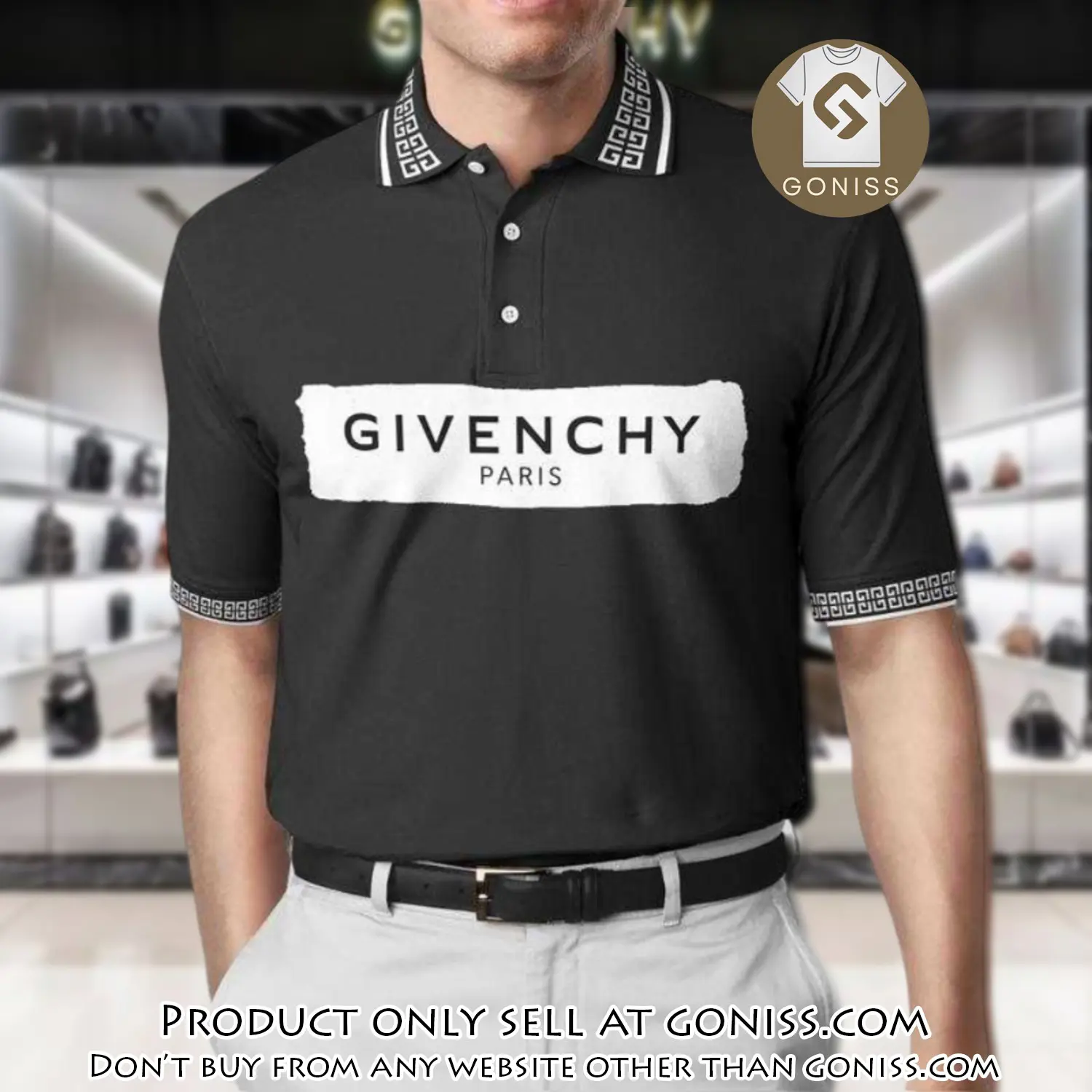 Givenchy premium polo shirt  luxury polo shirt for men pls515 gn0743110